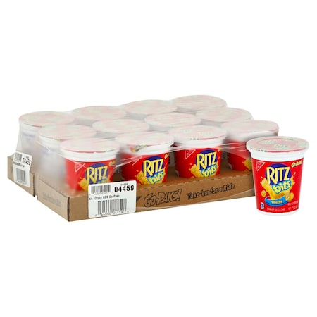 Ritz Nabisco Cheese Ritz Crackers Go Pak 3 oz., PK12 04459